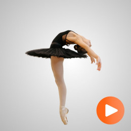 Tutu Rosa per Bambina Ballerina Danza Balleti Classici